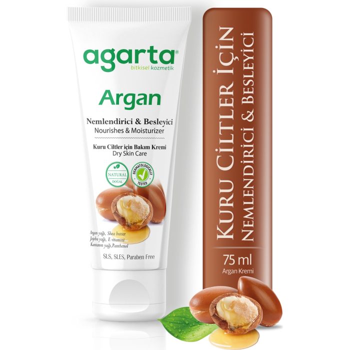 Agarta Doğal Argan Besleyici Nemlendirici Cilt Kremi 75 ml Şifa Diyarı