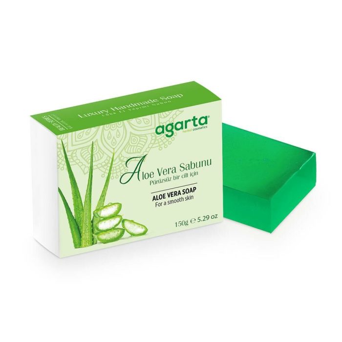 Agarta Doğal El Yapımı Aloe Vera Sabunu 150 gr Şifa Diyarı