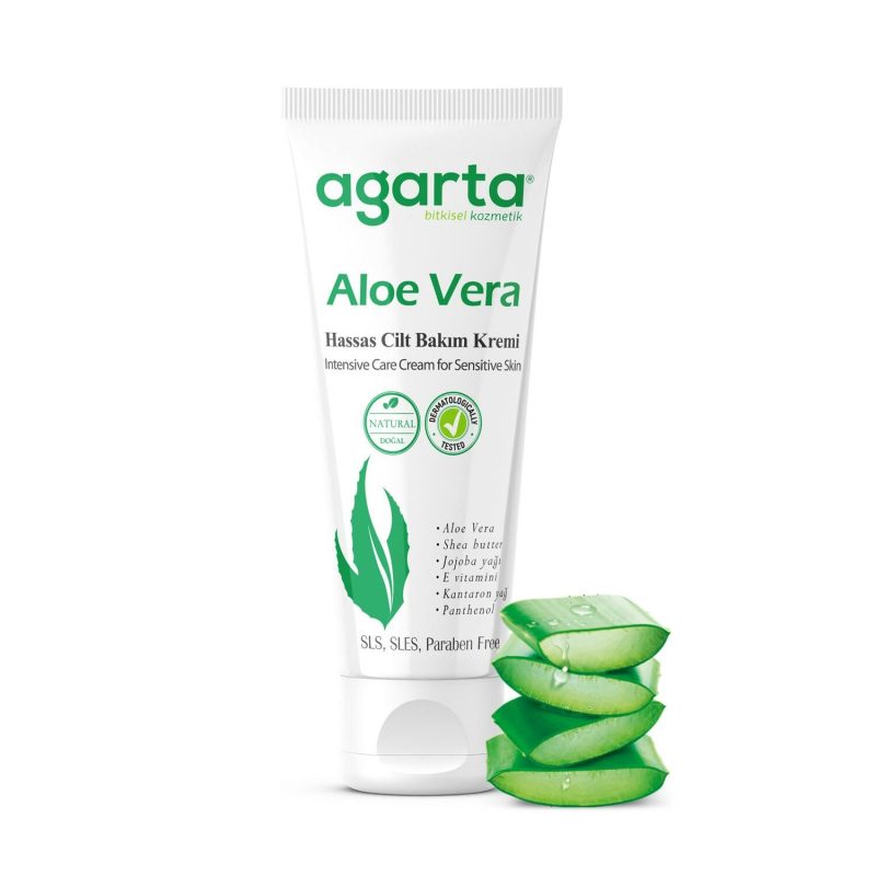 Doğal Aloe Vera Nemlendirici Cilt Kremi 75 ml Şifa Diyarı