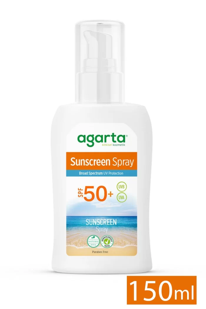 Agarta Doğal Güneş Spreyi 50 Faktör 150 ml şifa diyarı