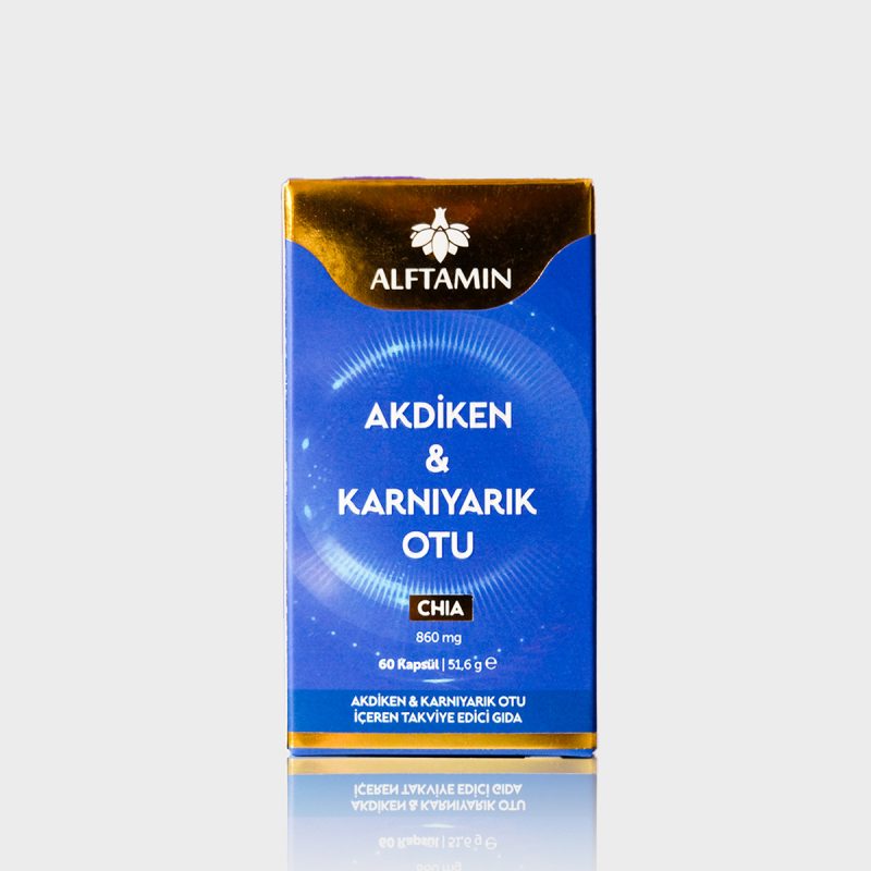 Aftamin Akdiken & Karnıyarık Otu 860 Mg 60 Kapsül şifa diyarı