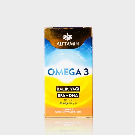 Aftamin Omega 3 Balık Yağı 1300 Mg 60 Softjel Kapsül şifa diyarı