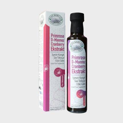 Primrose D-mannoz Cranberry Ekstrakt İçeren Karışık Sıvı Takviye Edici Gıda 250 ml Şifa diyarı