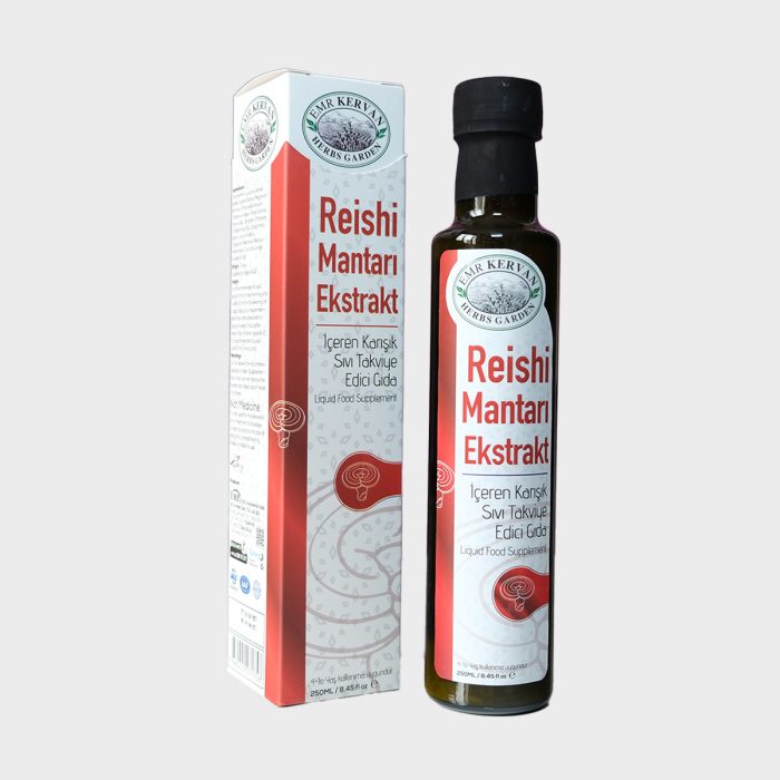 Reishi Mantarı Ekstraktı İçeren Karışık Sıvı Takviye Edici Gıda 250 ml şifa diyarı