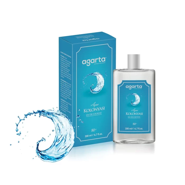 Agarta Aqua Kolonya 80 Derece Cam Şişe 200 ml şifa diyarı